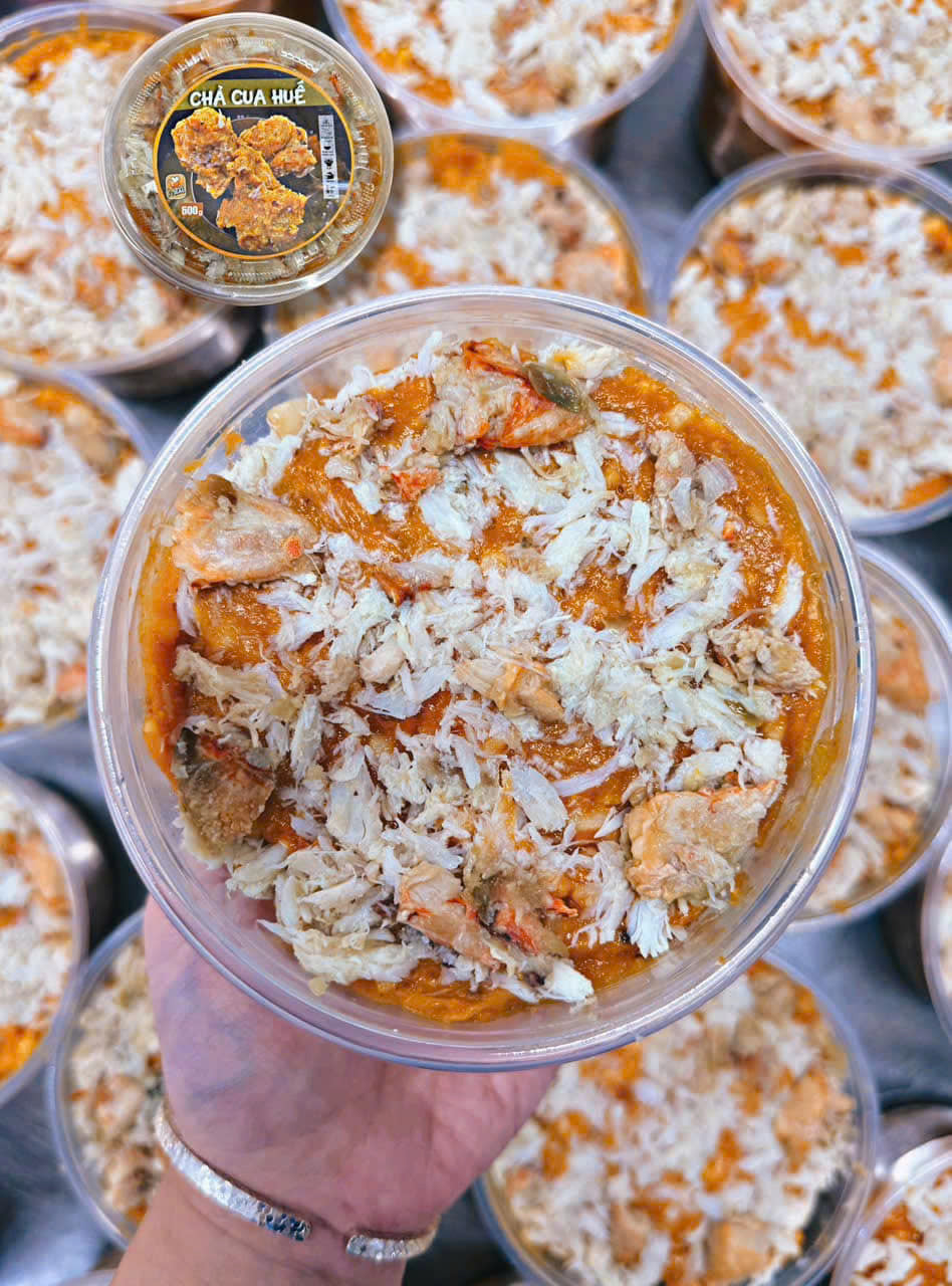 CHẢ CUA HUẾ hộp tròn