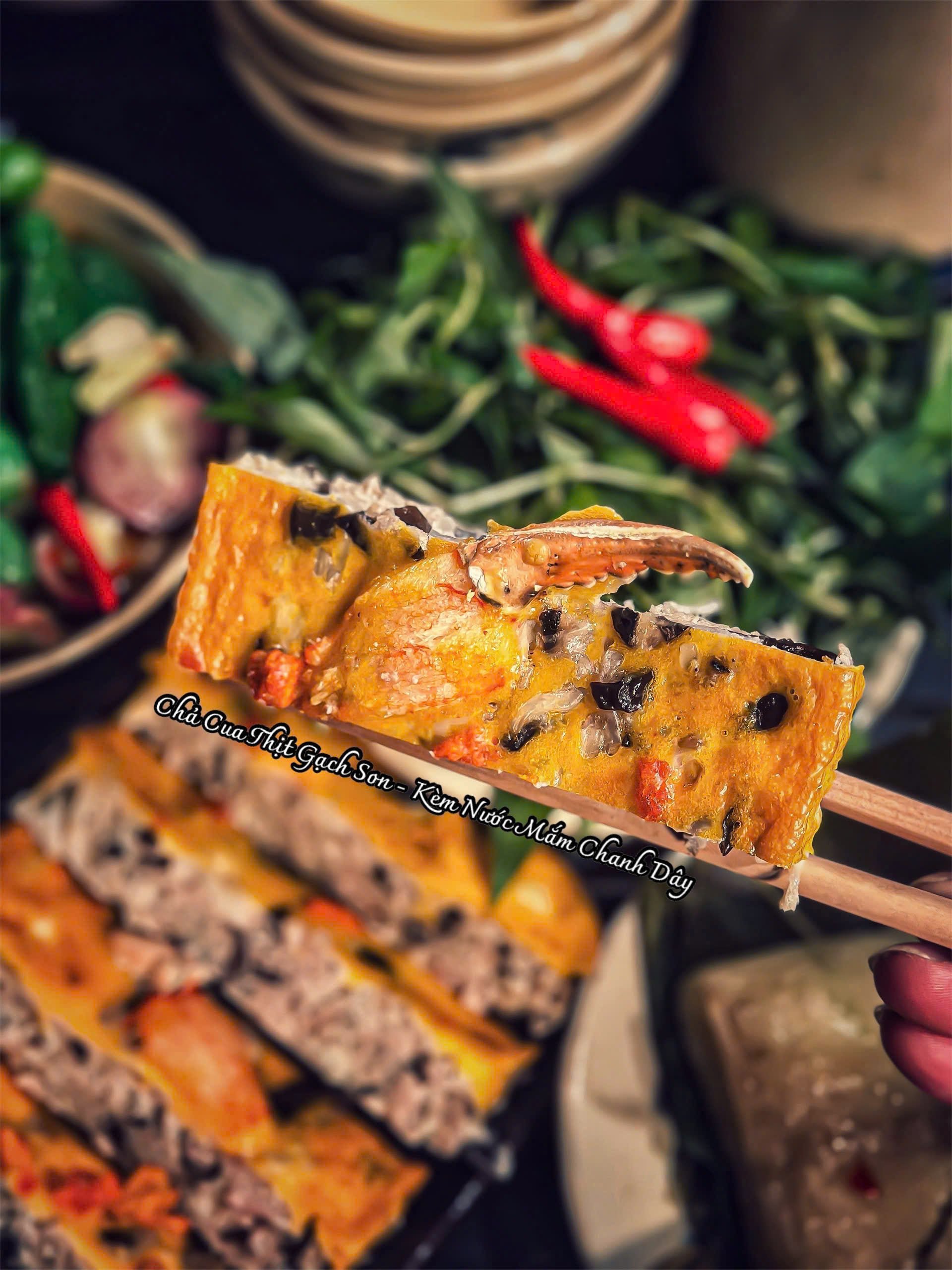 CHẢ CUA THỊT GẠCH SON