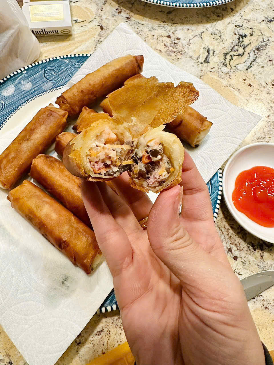 Chả giò tôm thịt