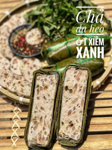 CHẢ LỤA BÌ ỚT XIÊM XANH