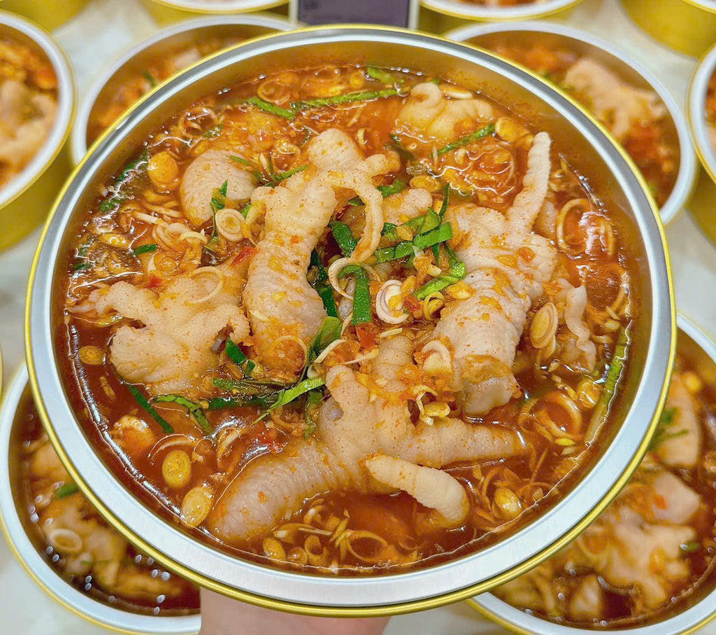 CHÂN GÀ RÚT XƯƠNG SỐT THÁI