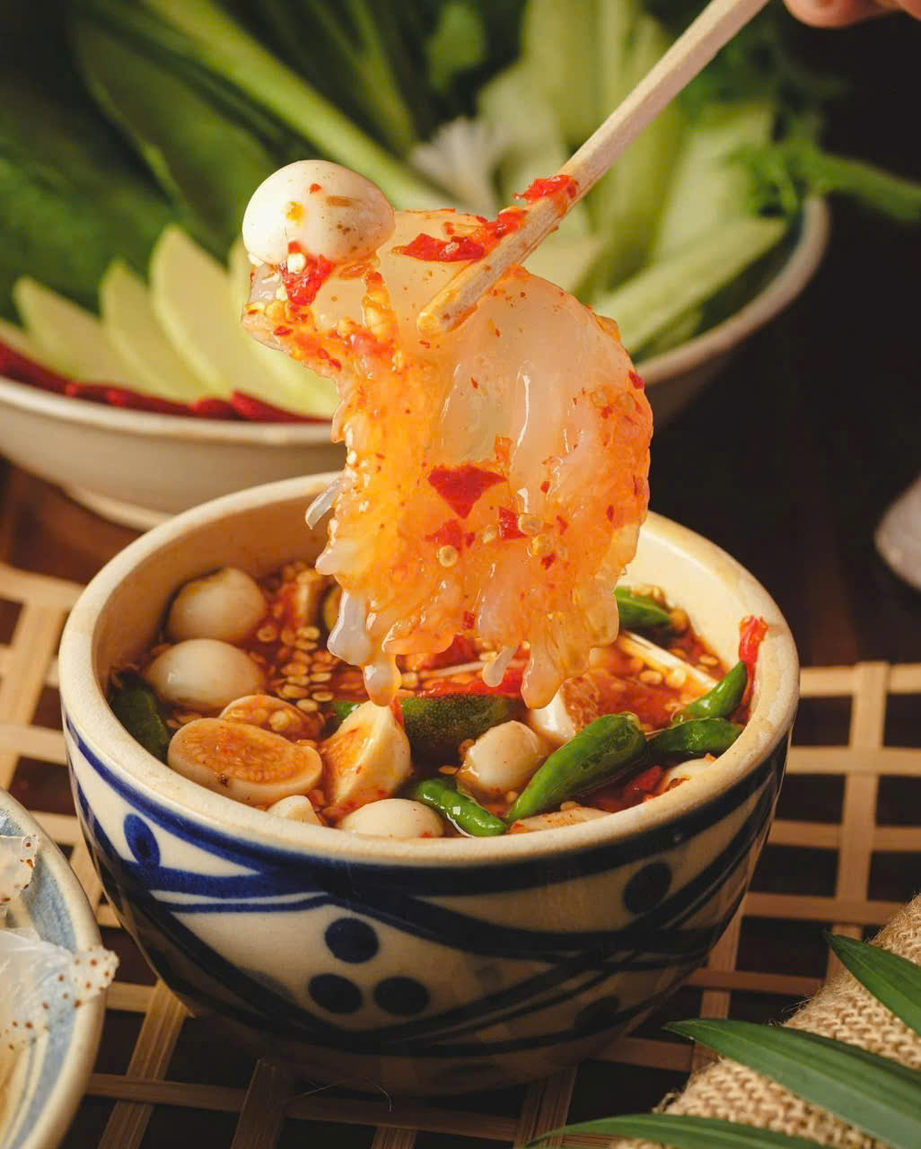 Chân sứa ngâm cà tắc