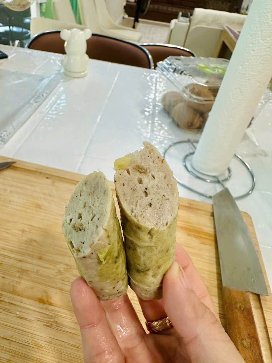 Chả ốc bươu cây lớn nhà làm