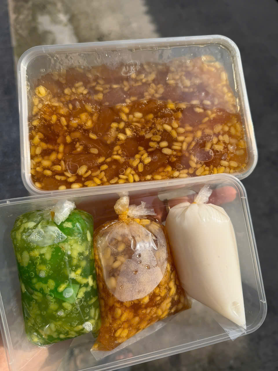 CHÈ BƯỞI AN GIANG MIX CHÈ CHÈ CỐM XANH