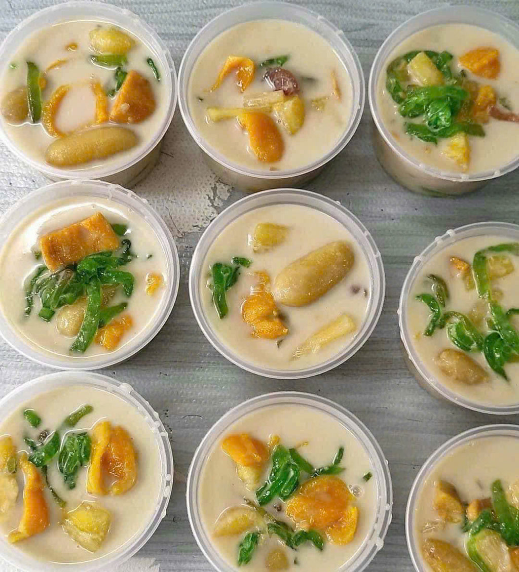 CHÈ CHUỐI SÁP NGŨ SẮC