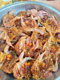 CHIM CÚT ÔM TRỨNG ƯỚP SATE