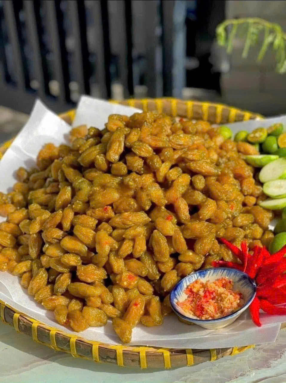Cóc non sấy muối ớt