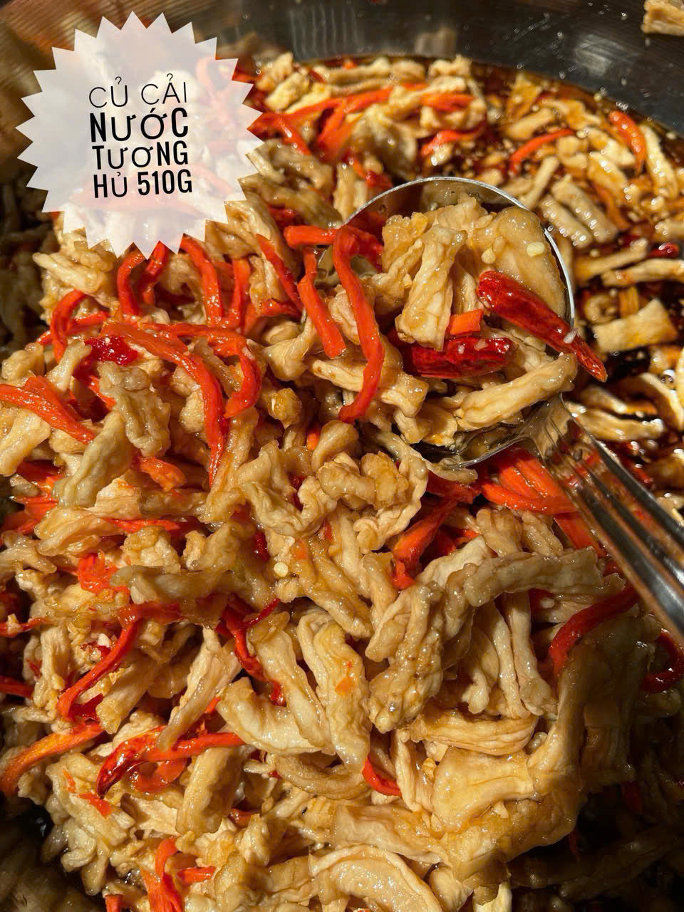 CỦ CẢI NGÂM TƯƠNG (chay)