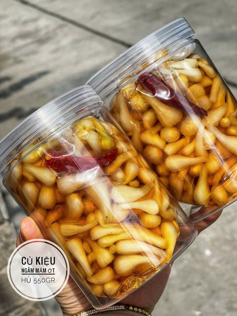 CỦ KIỆU NGÂM MẮM ỚT KẸO SỆT