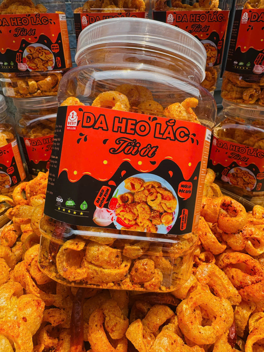 DA HEO LẮC TỎI ỚT