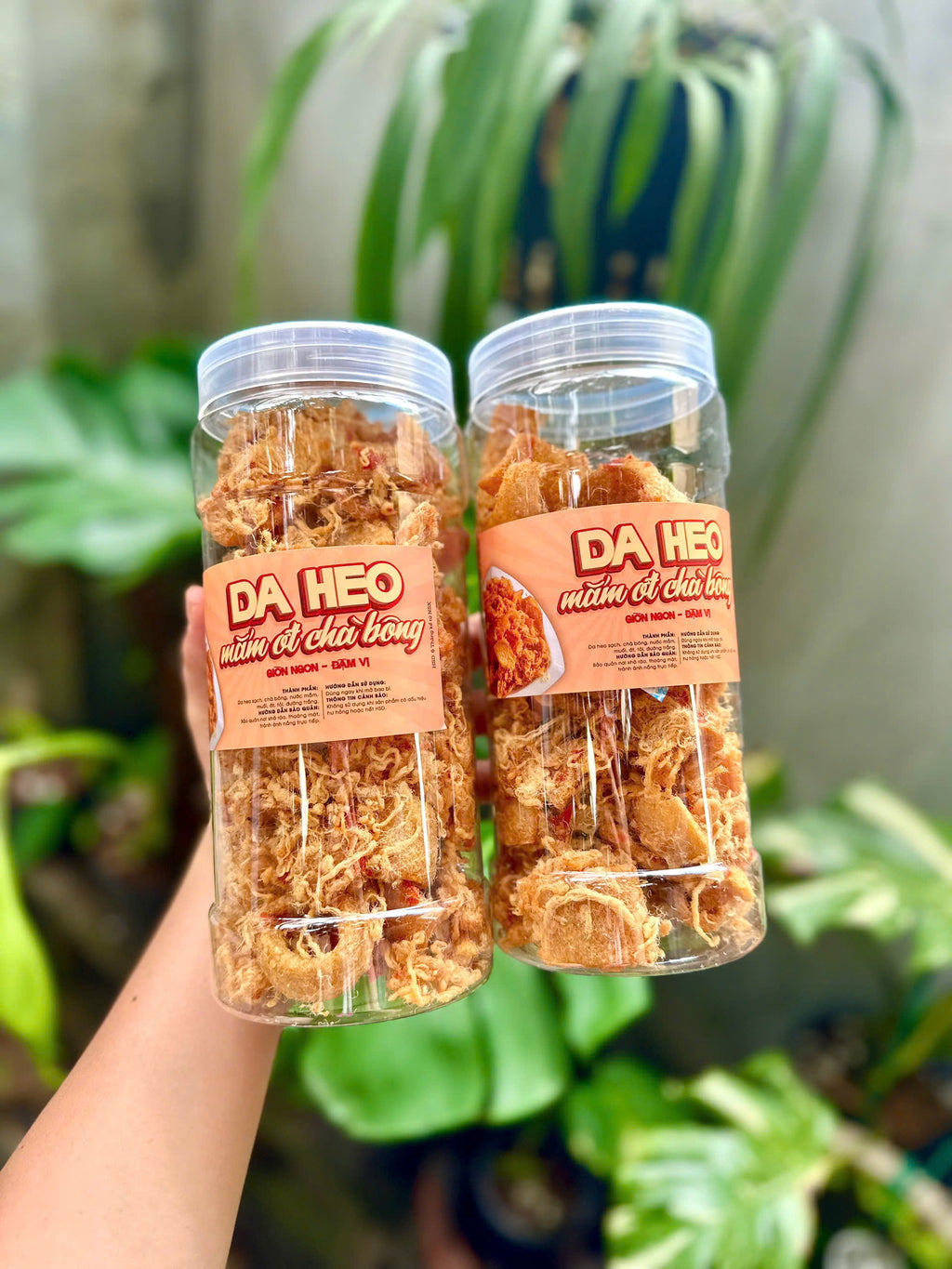 Da heo mắm ớt chà bông