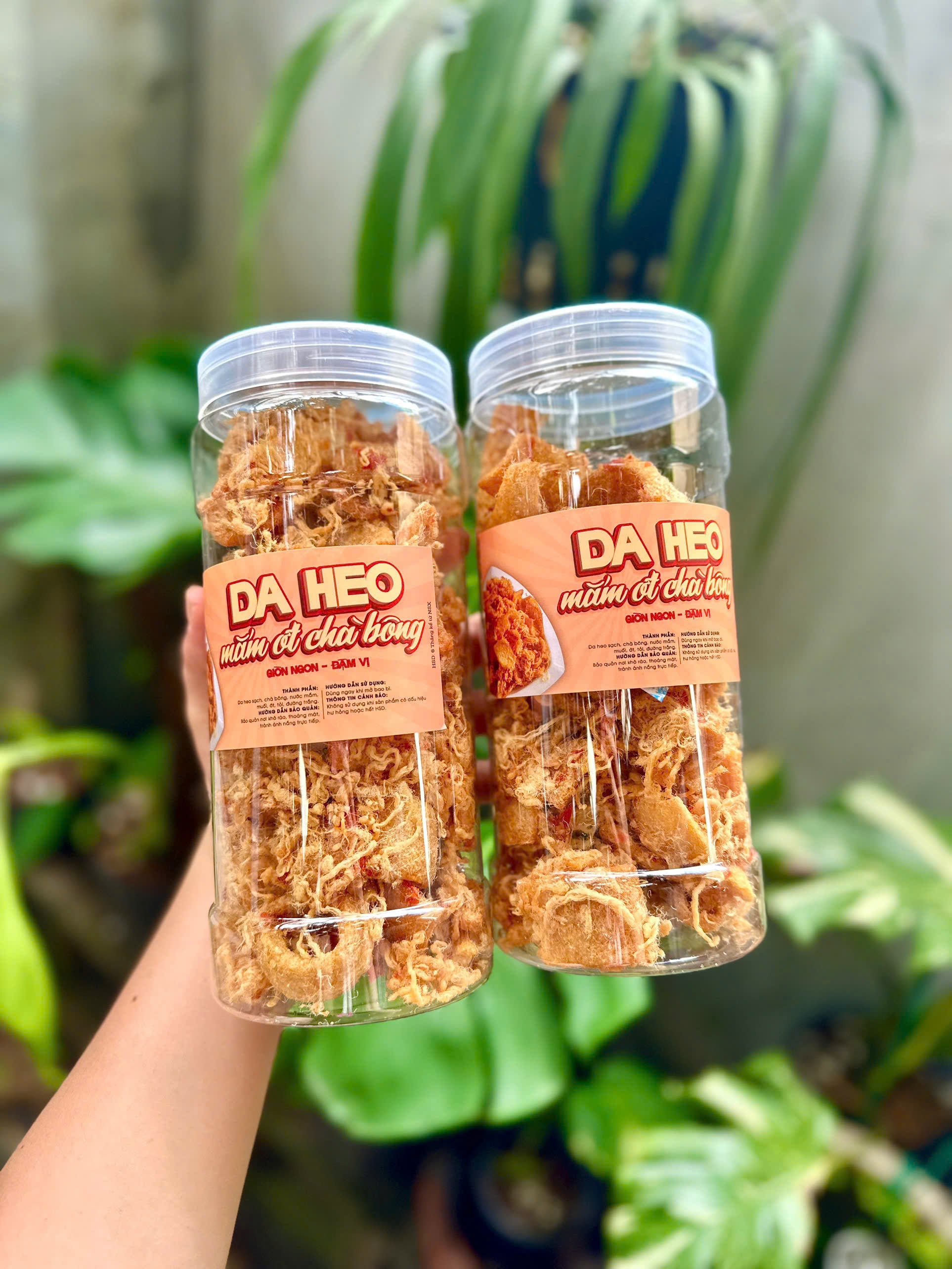 Da heo mắm ớt chà bông