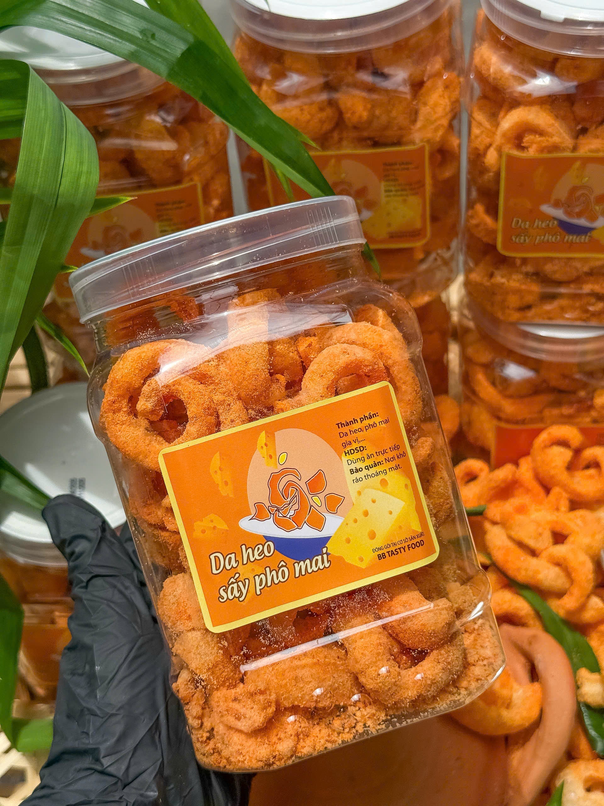 Da heo sấy phô mai