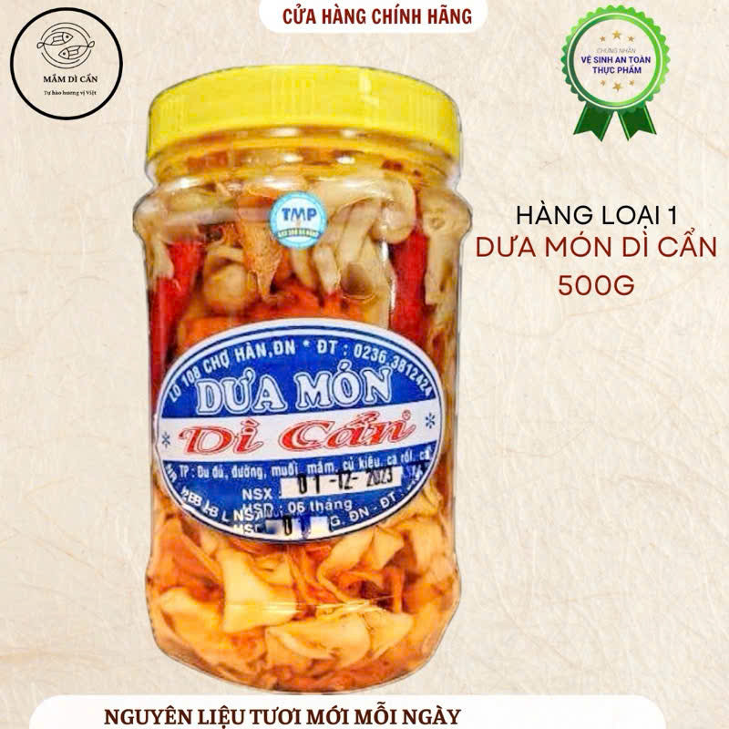Dưa món củ kiệu dì cẩn