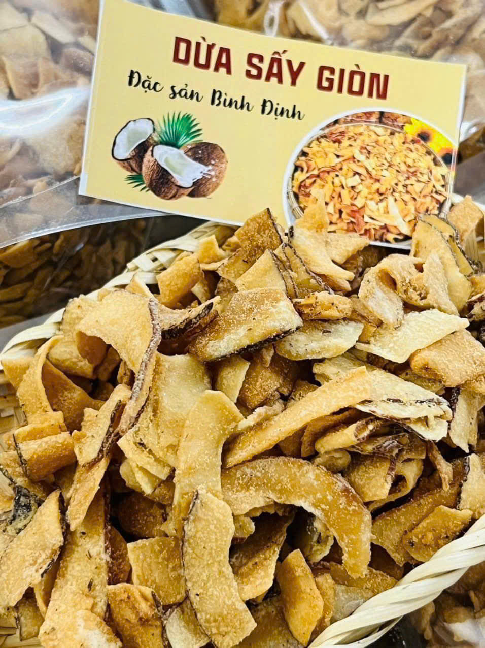 Dừa sấy giòn