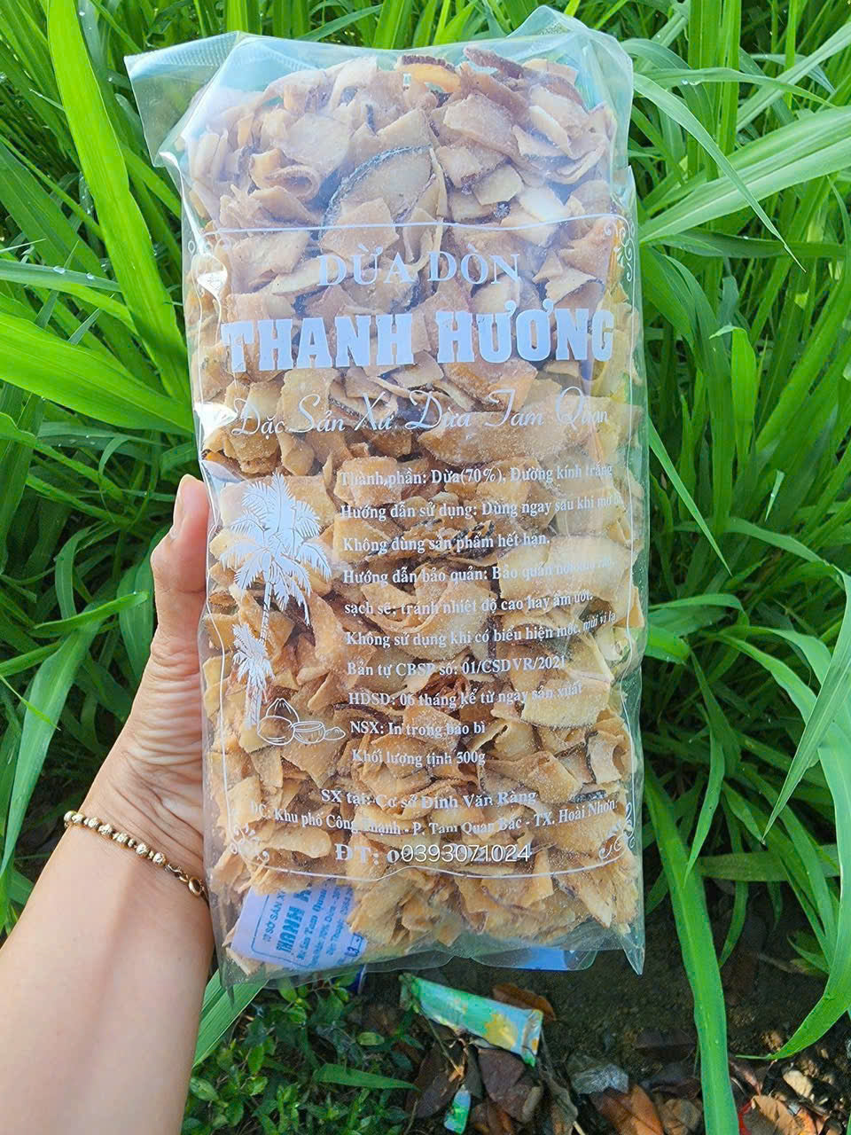 Dừa sấy giòn