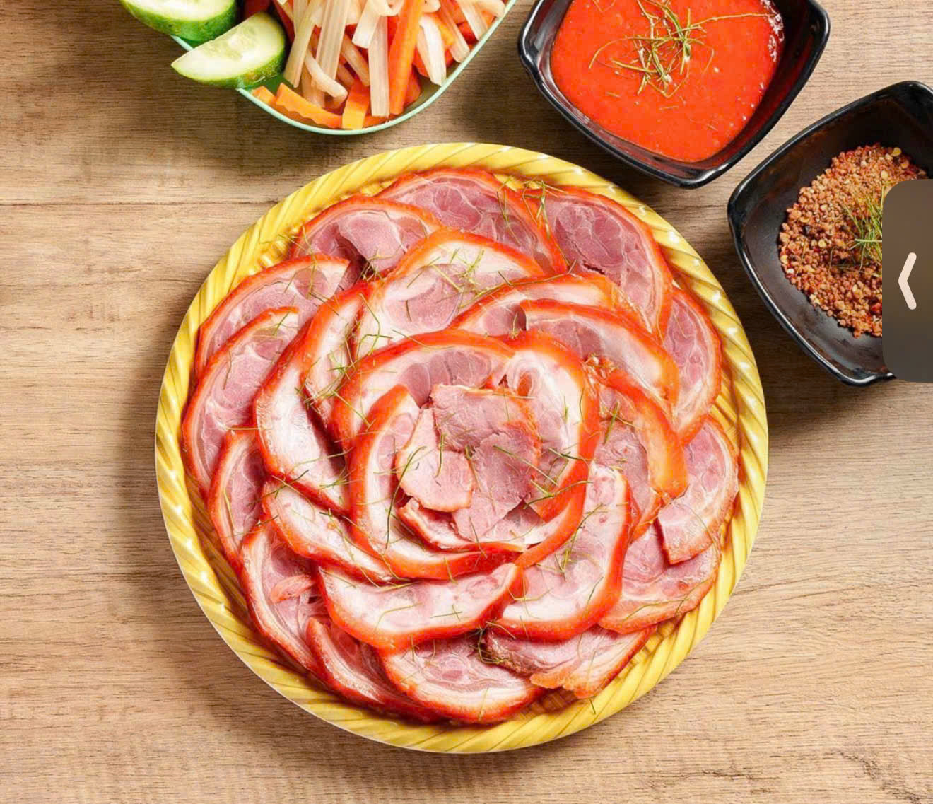 Giò heo ủ muối