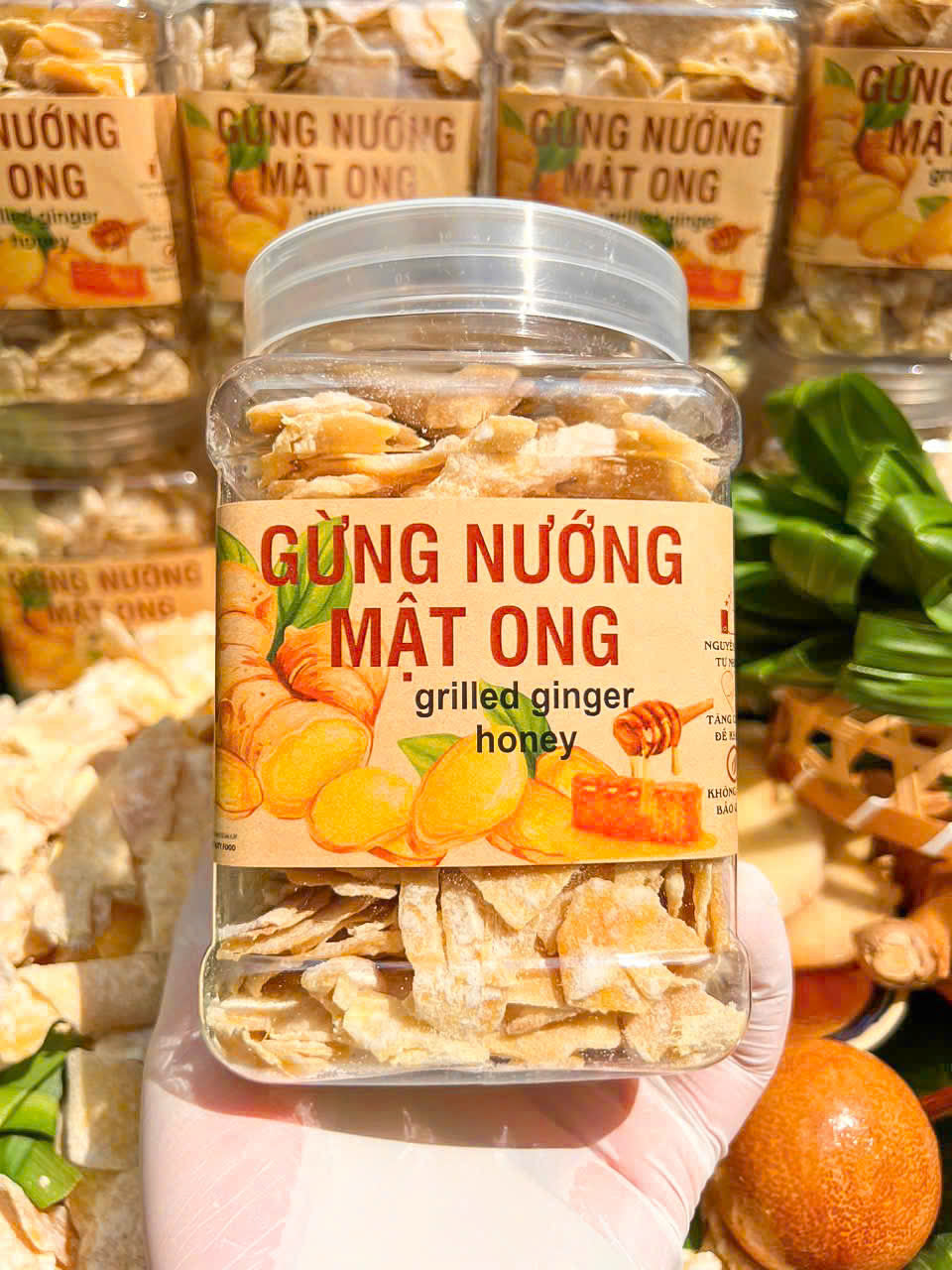 GỪNG NƯỚNG MẬT ONG - MỨT GỪNG