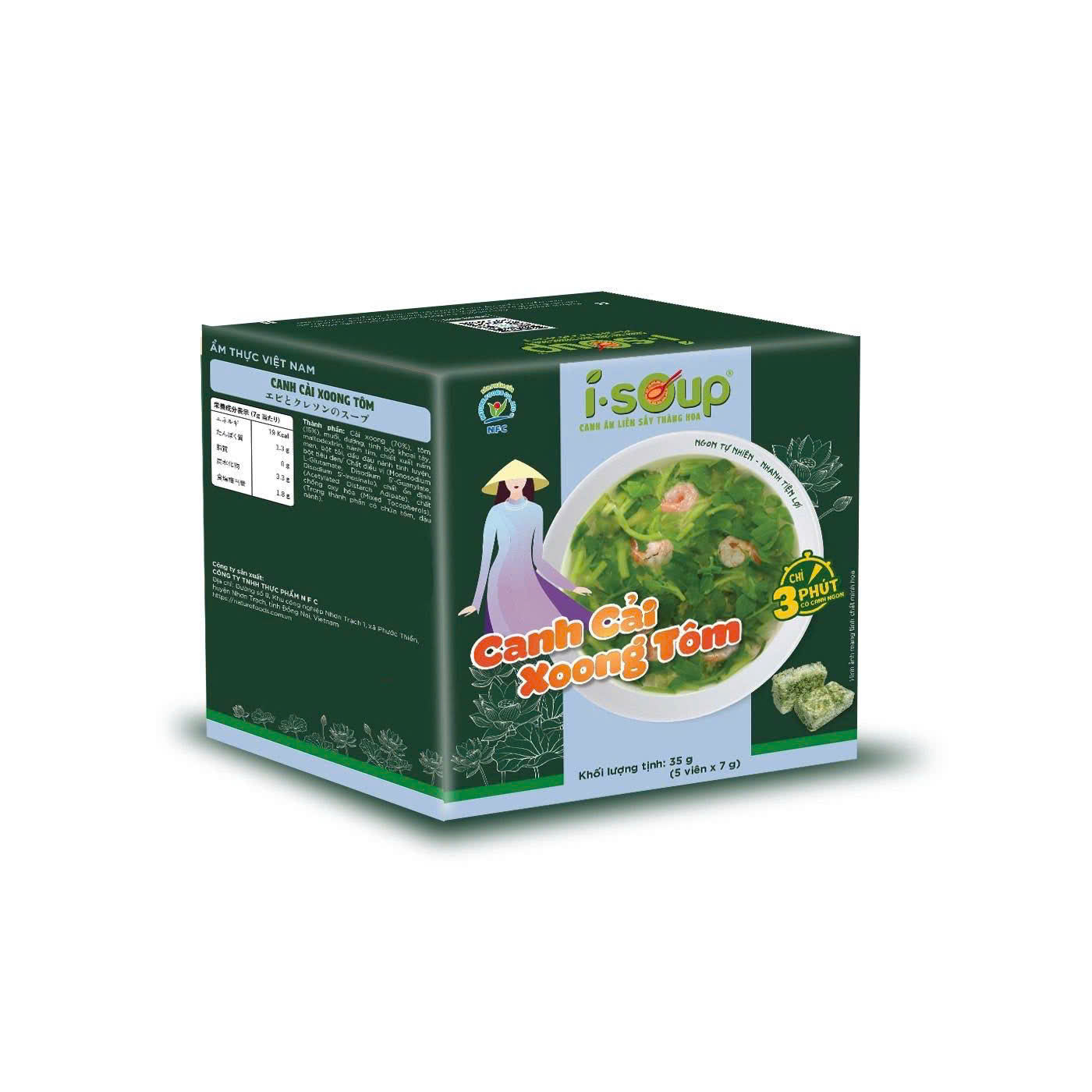 ISOUP - viên canh ăn liền