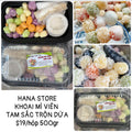 KHOAI MÌ VIÊN TAM SẮC TRỘN DỪA