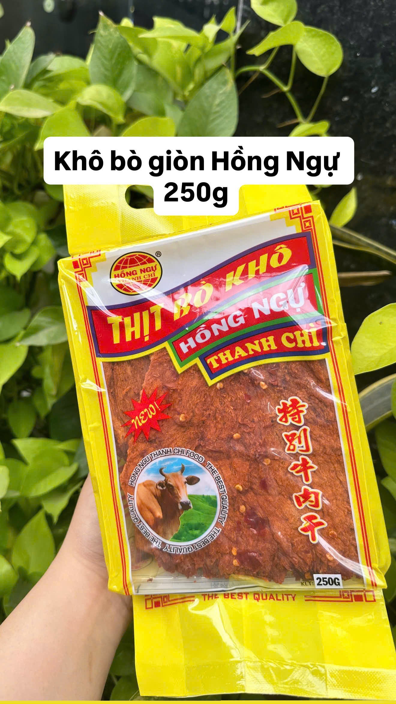 Khô bò giòn hồng ngự