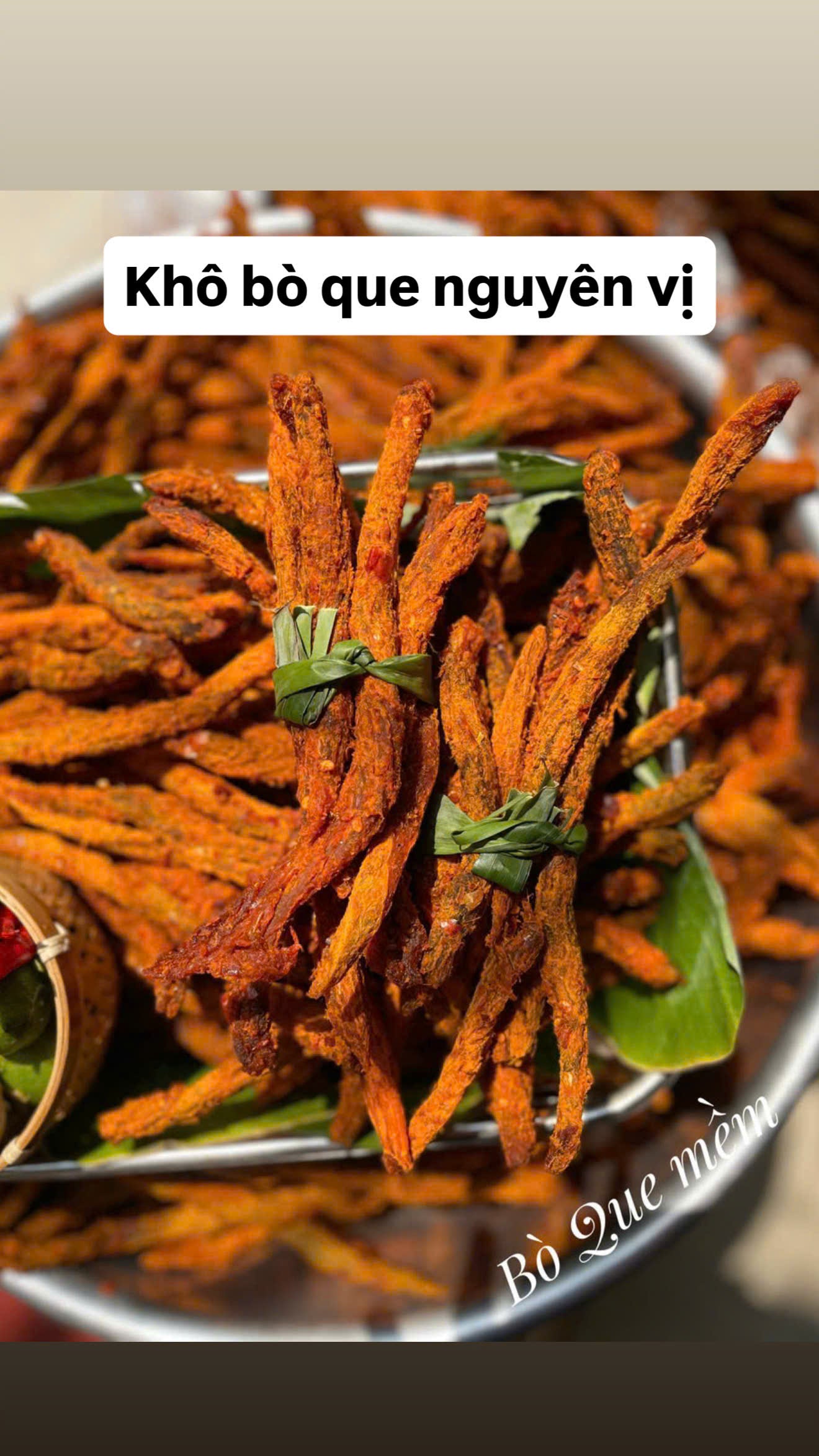 Khô bò que nguyên vị