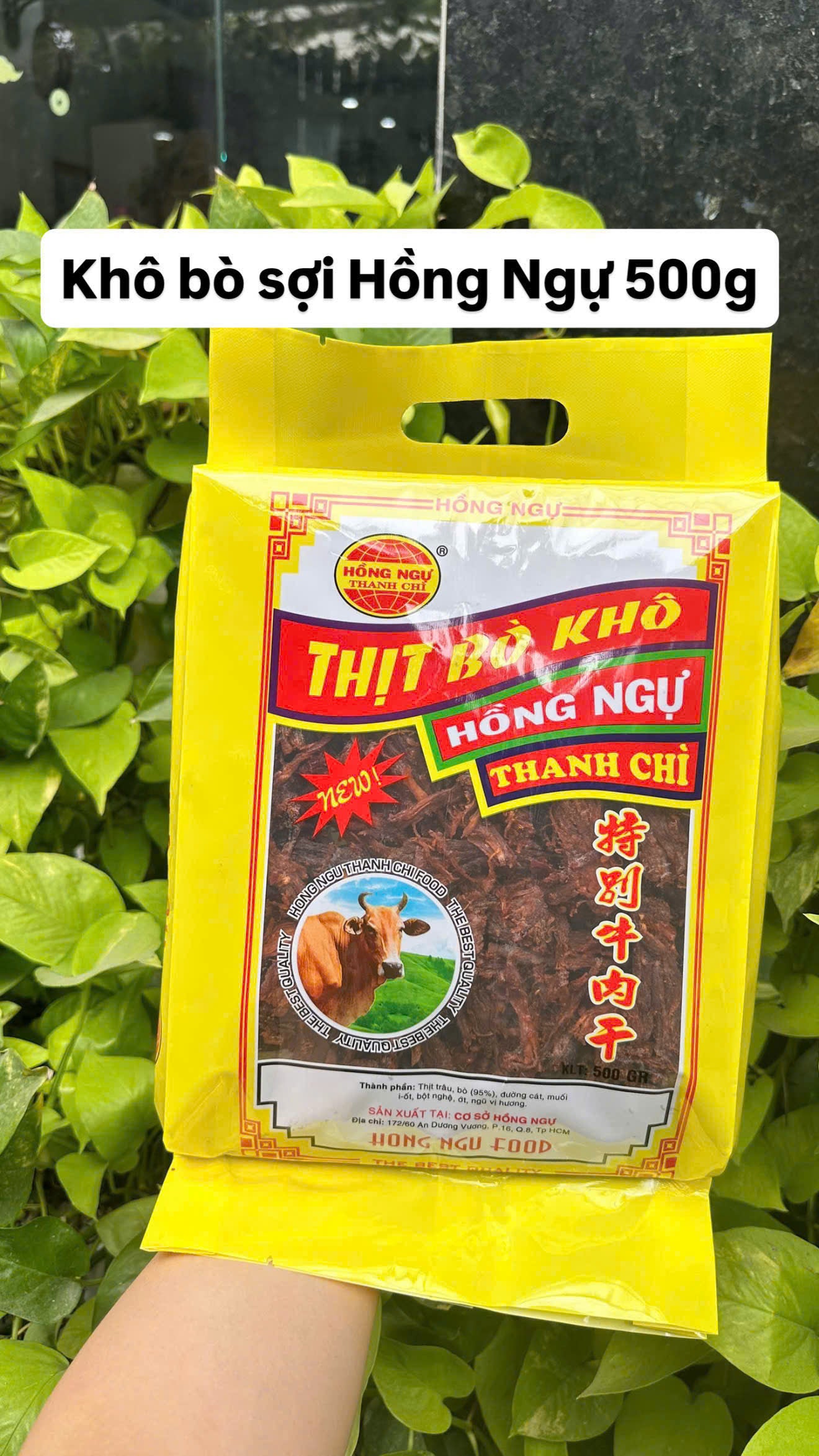 KHÔ BÒ SỢI HỒNG NGỰ