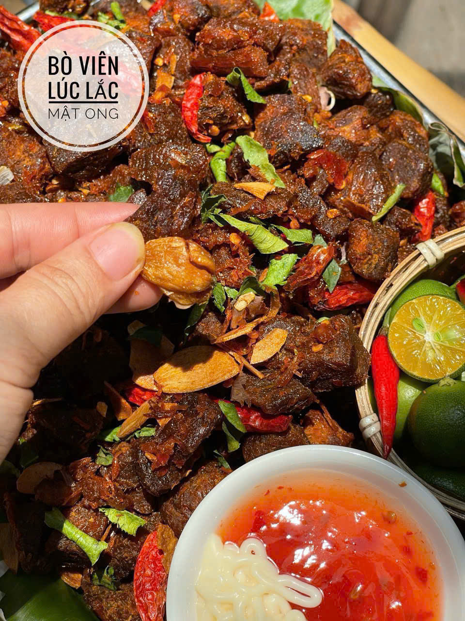 Khô bò viên lúc lắc