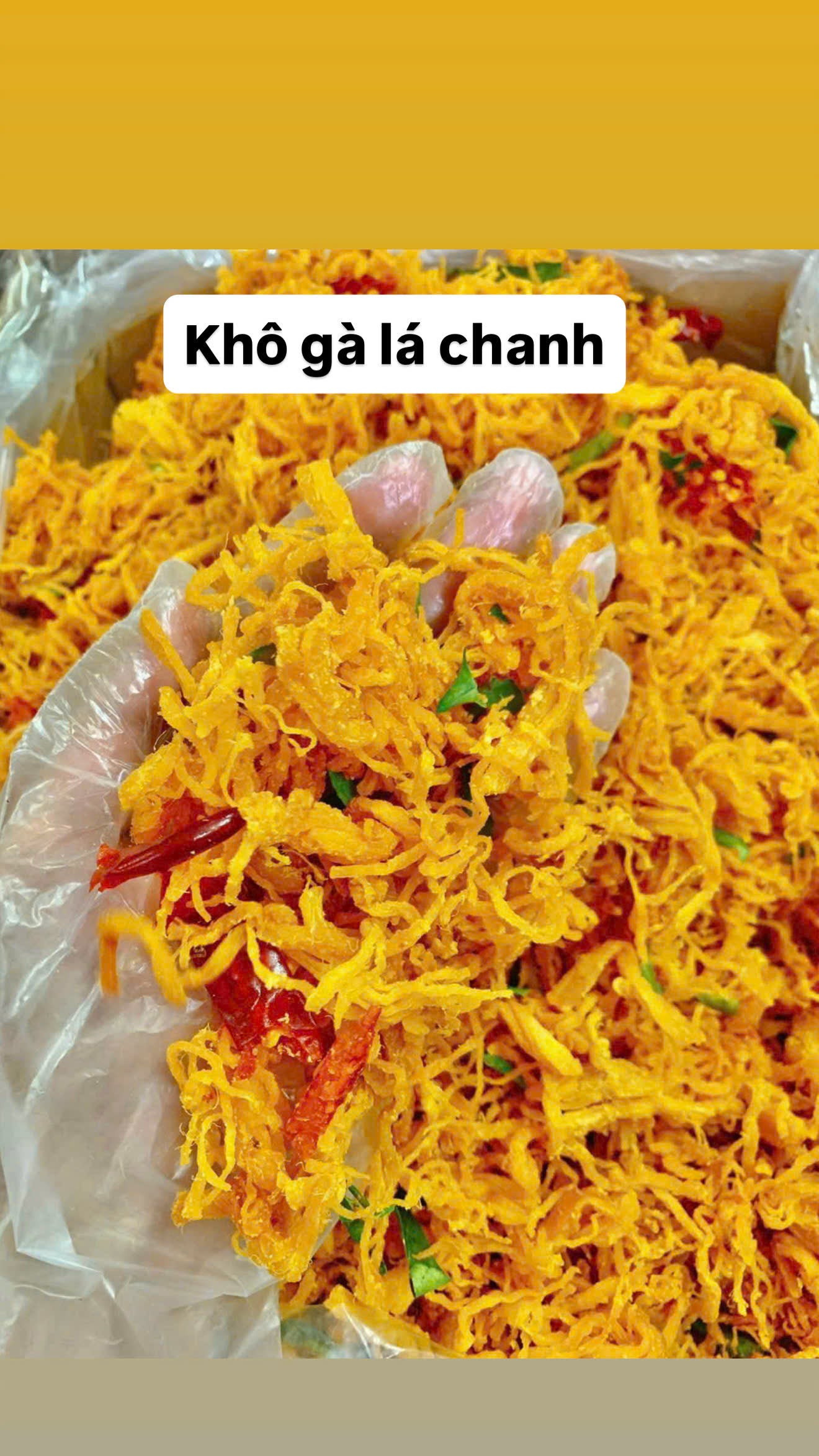 Khô gà lá chanh