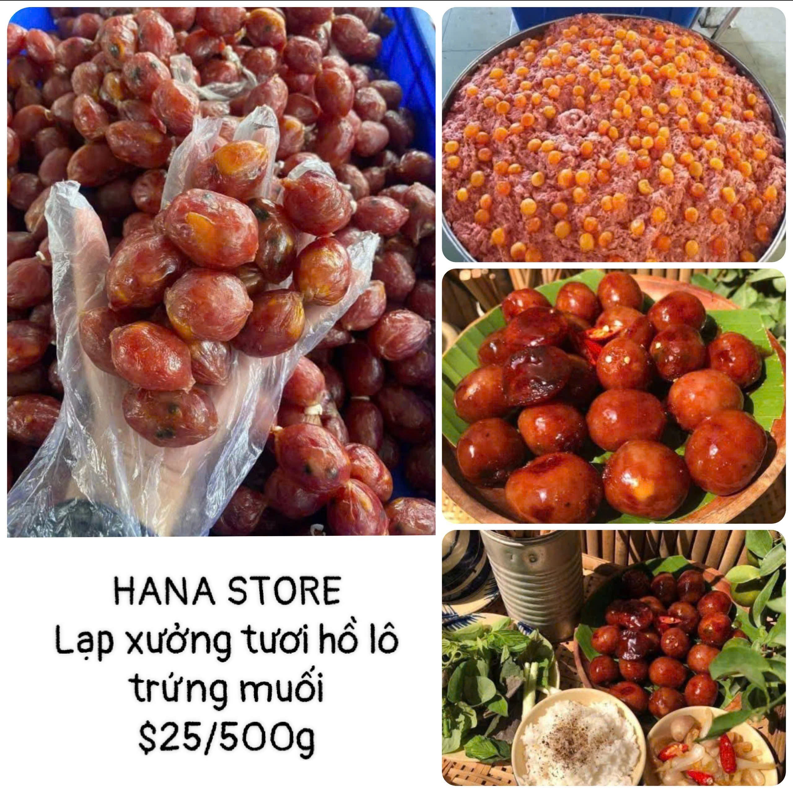 Lạp xưởng tươi hồ lô trứng muối