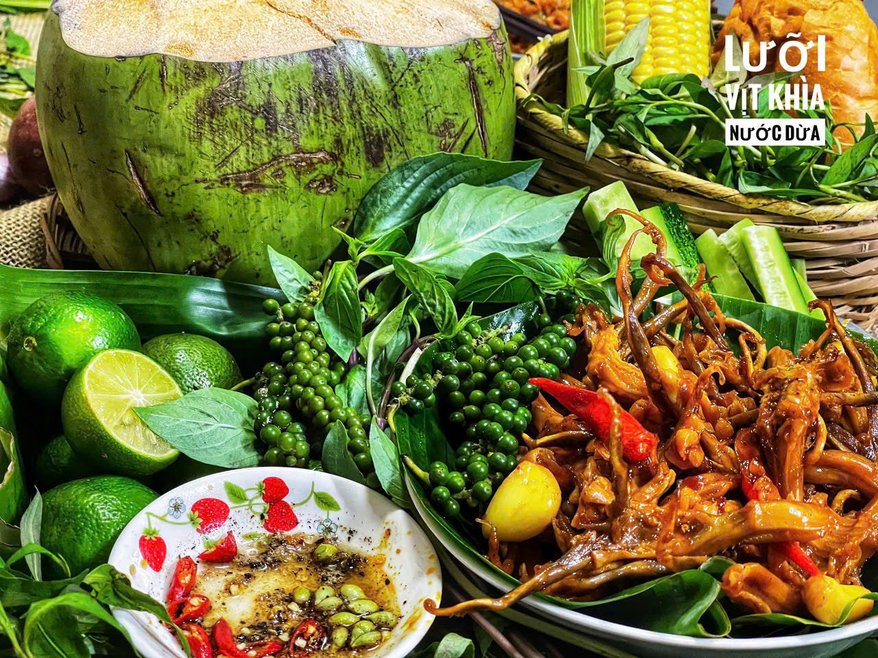 Lưỡi vịt khìa nước dừa