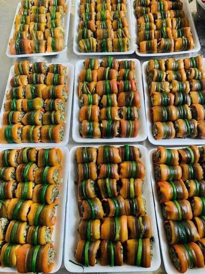 Lươn cuộn thịt