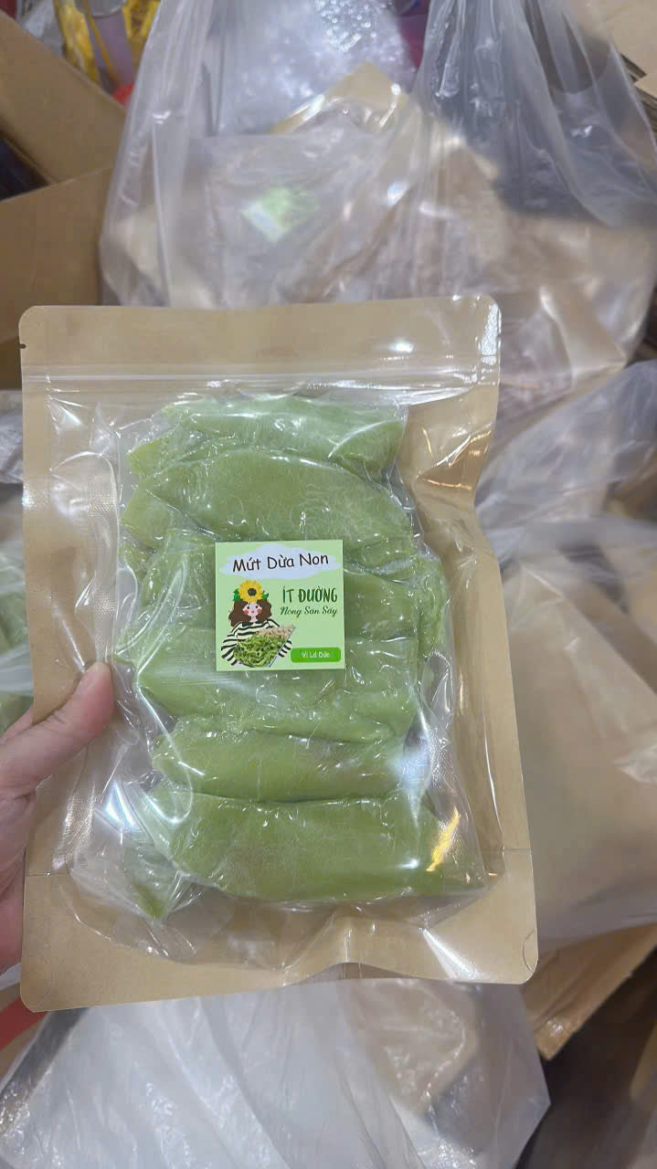 Mứt Dừa Non- Bịch 500g