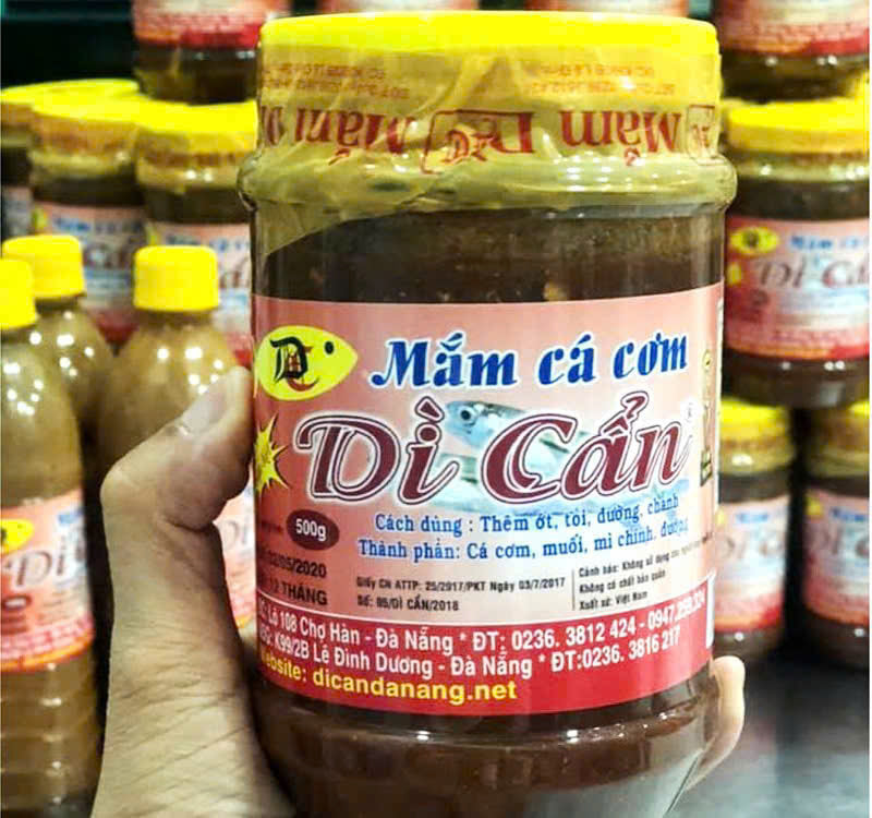 Mắm cá cơm dì cẩn