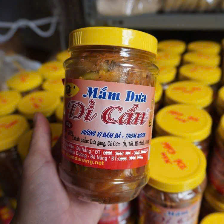 Mắm dưa cà dì cẩn