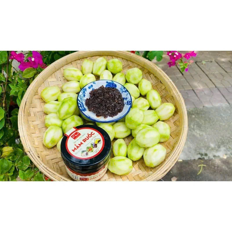 Mắm ruốc phú quốc chấm trái cây