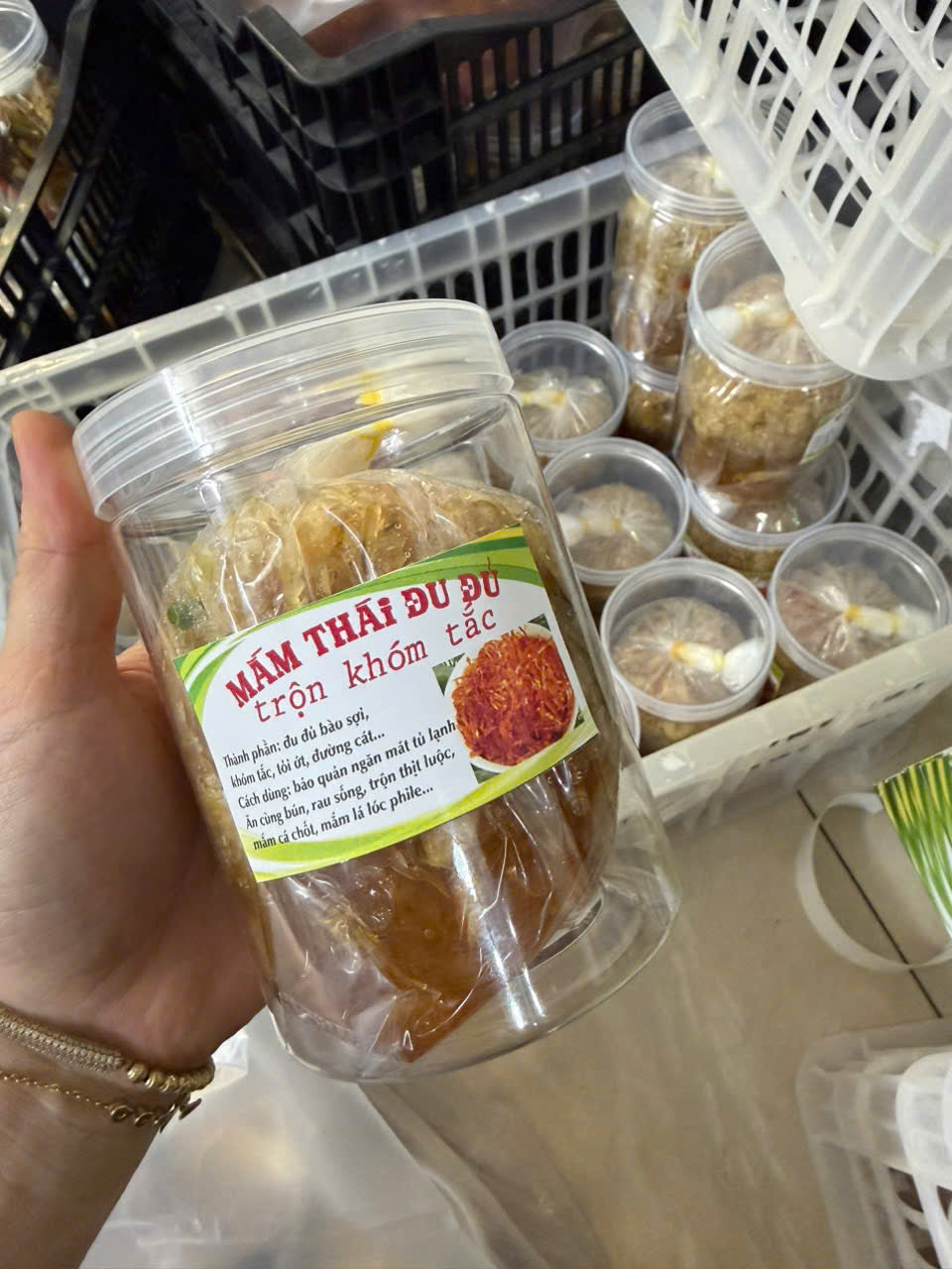 MẮM THÁI ĐU ĐỦ (trộn khóm tắc)