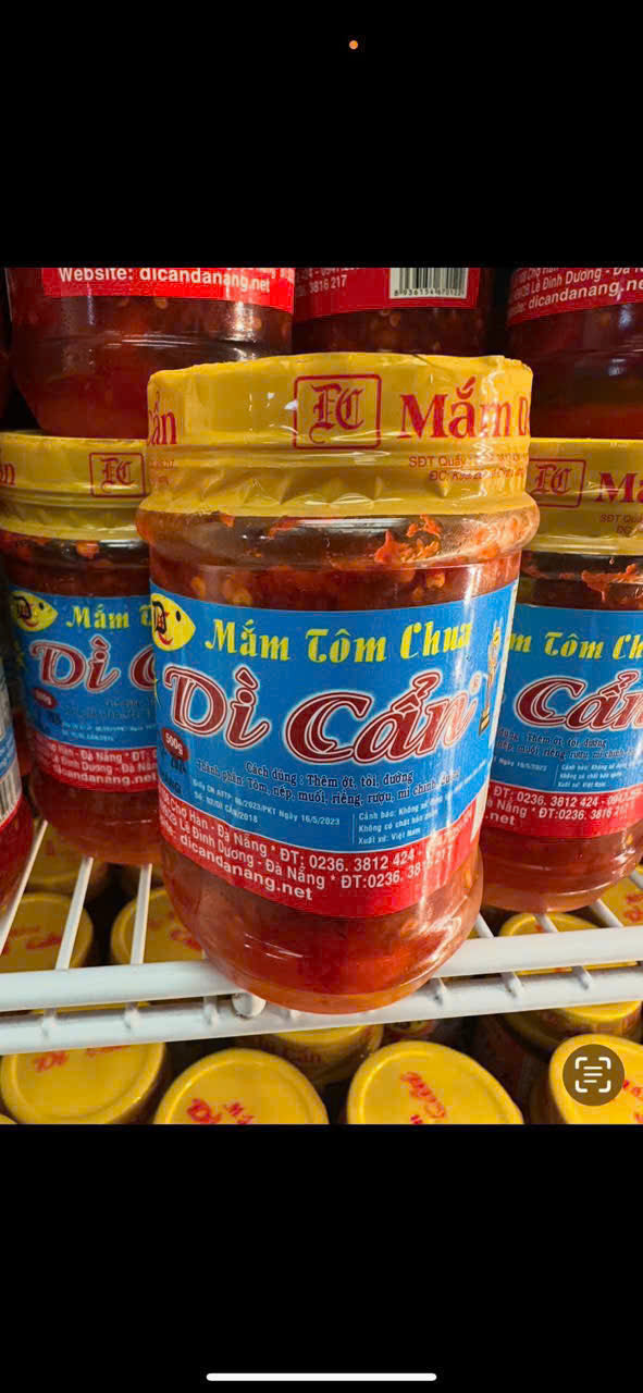 Mắm tôm chua dì cẩn