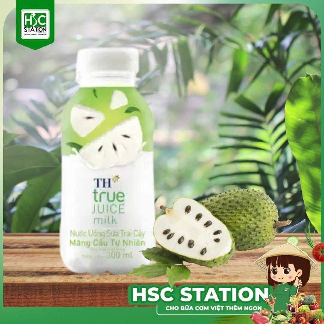 Sữa trái cây mẵng cầu TH TRUE juice milk