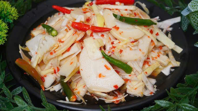 MĂNG NGÂM TỎI ỚT CHUA CAY