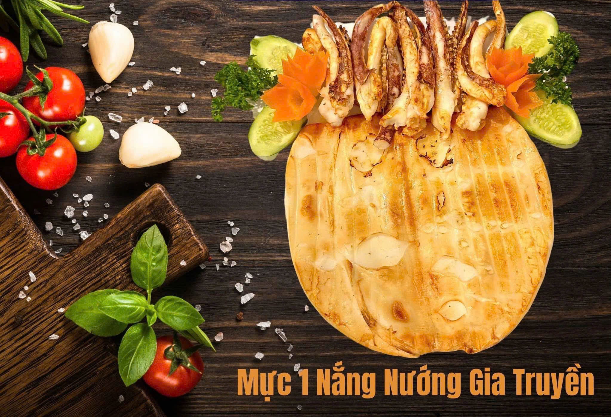 Mực 1 nắng Nướng GIA TRUYỀN