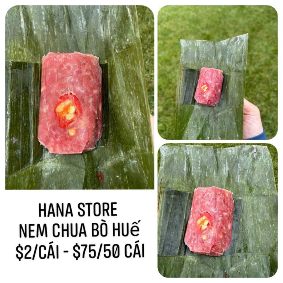 Nem chua bò huế