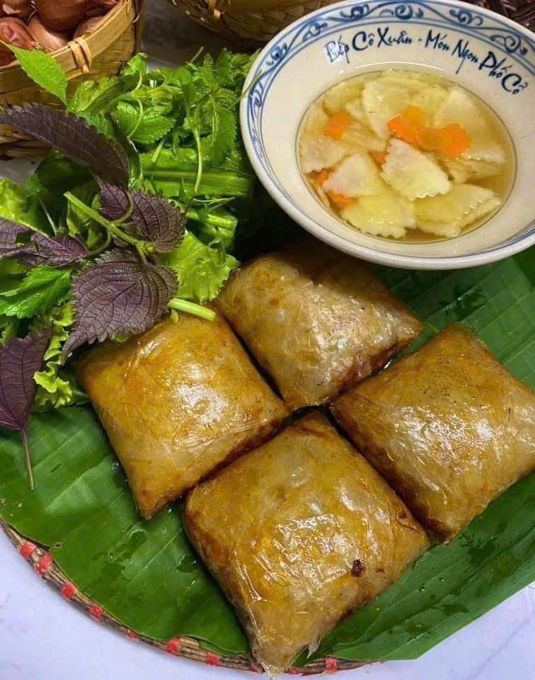 Nem Cua Bể CHAY  (kèm nước mắm chay chua ngọt)