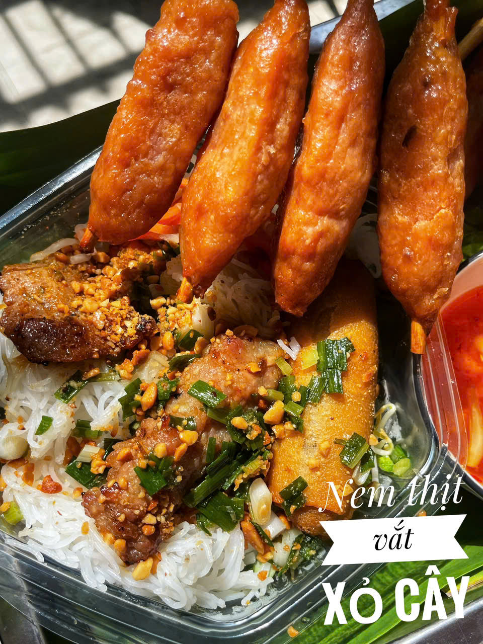 NEM THỊT VẮT (Nem thịt xỏ cây)