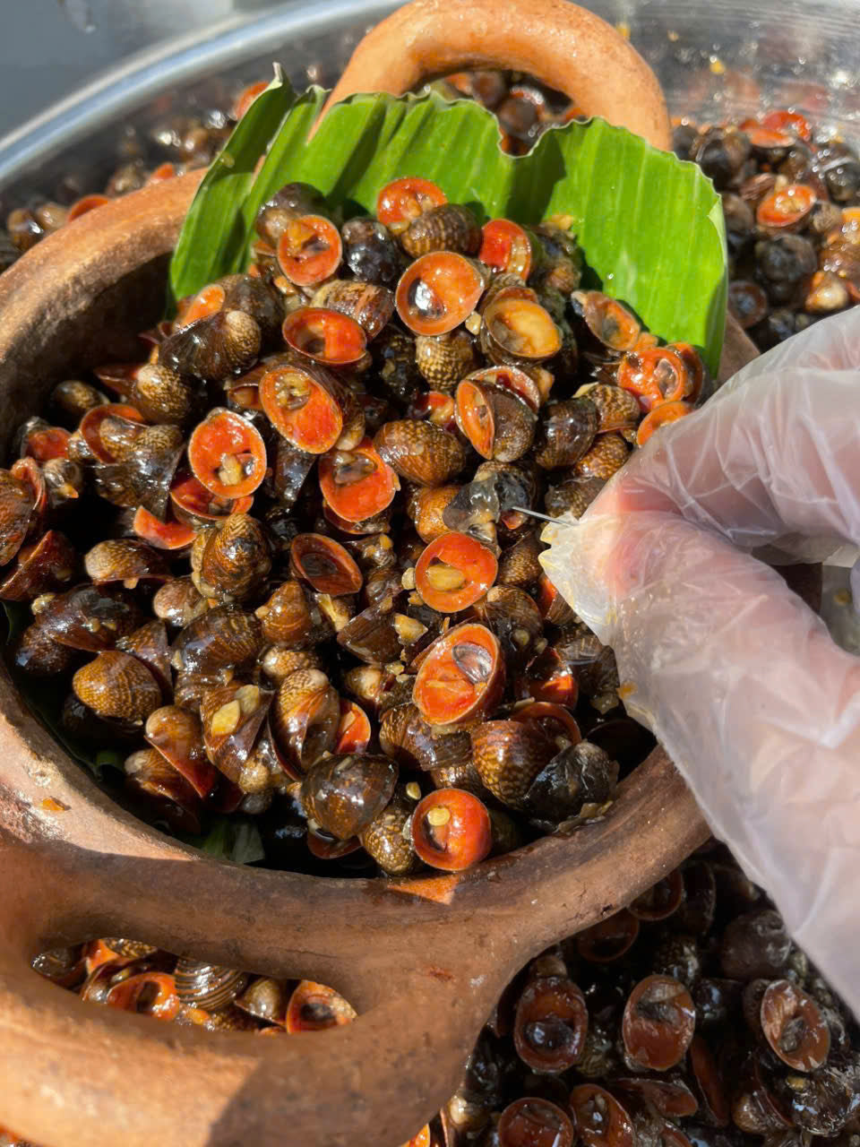 Ốc dừa xào bơ cay