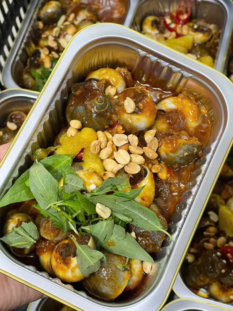 Ốc mỡ xào me