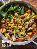 ỐC NHẢY BƠ BẮP BƠ CAY
