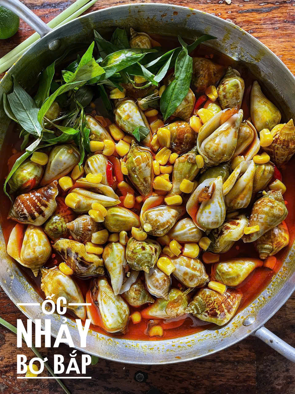 ỐC NHẢY BƠ BẮP BƠ CAY