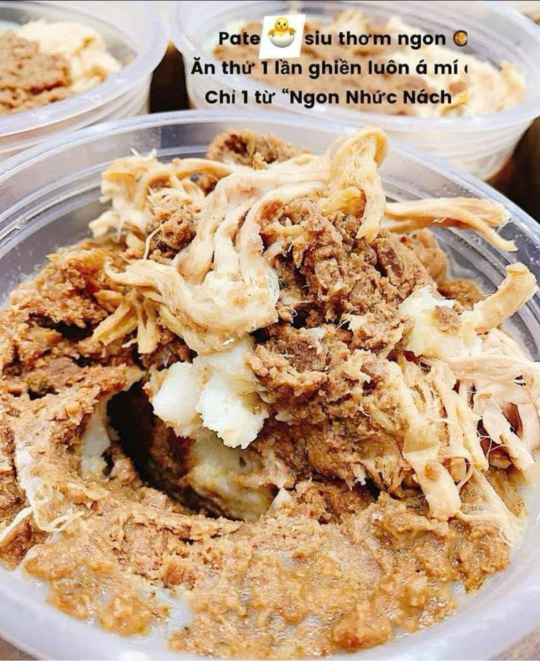 Pate gan bơ gà xé