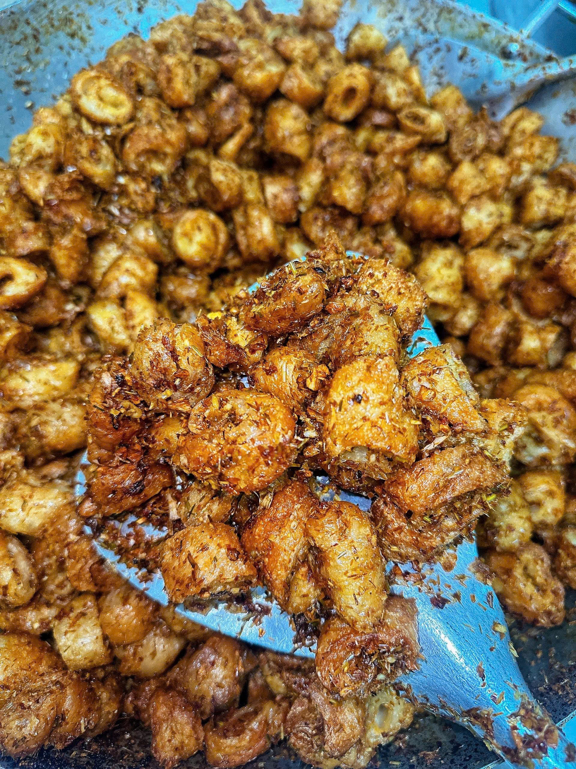 Ruột heo chay xào xả ớt